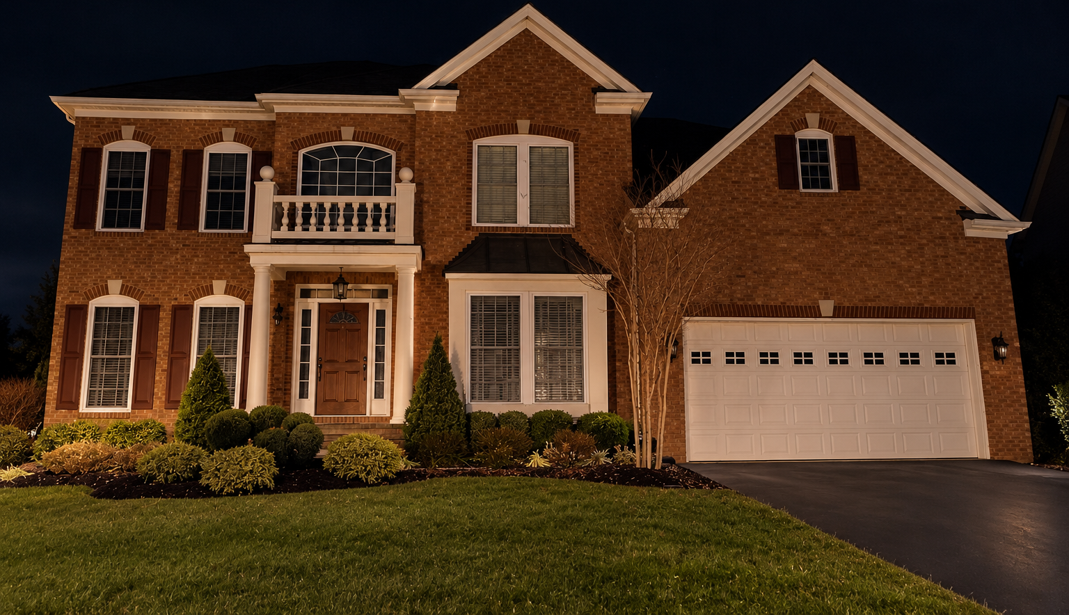 Toronto home before holiday lighting